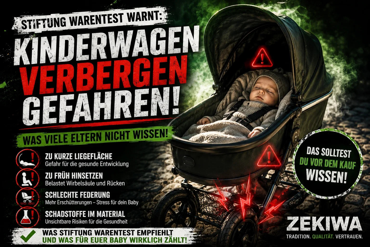 Stiftung Warentest erklärt: Worauf es bei einem guten Kinderwagen wirklich ankommt – und warum diese Punkte für euer Baby entscheidend sind