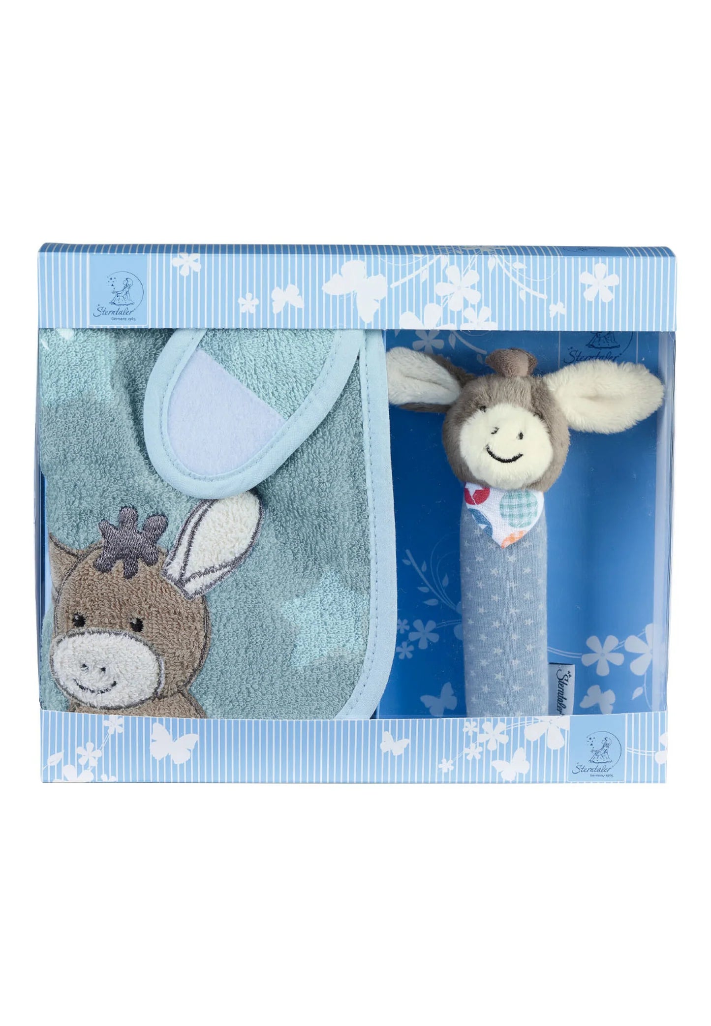 Sterntaler Geschenk-Set Esel Emmi - blau