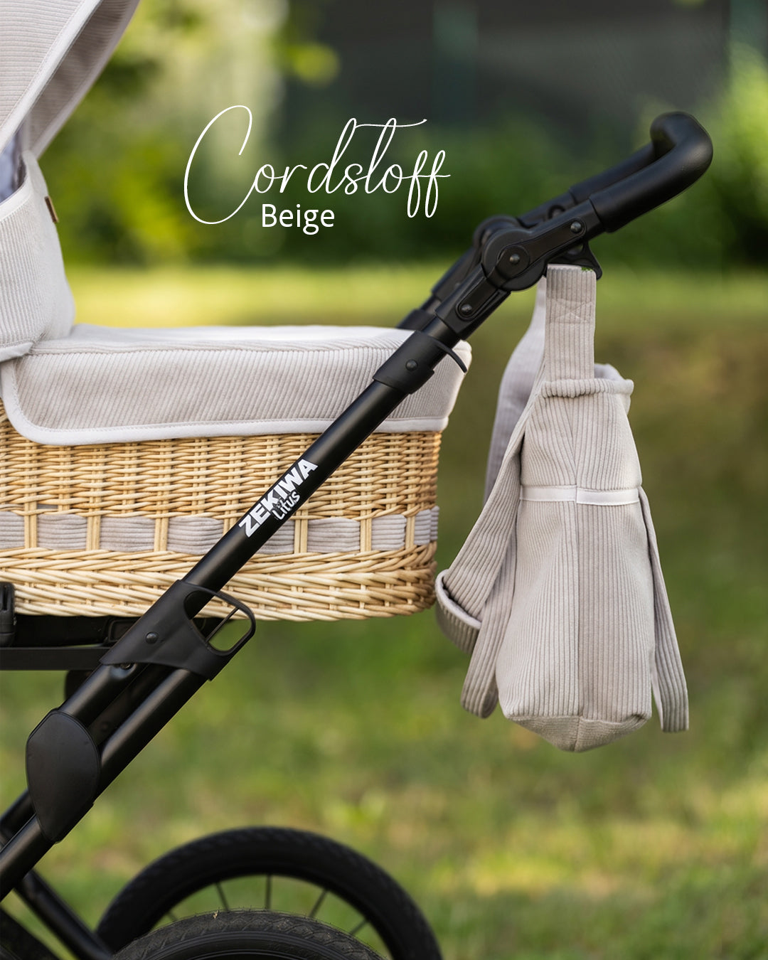 ZEKIWA Korbkinderwagen Handgemacht "Litus" Konfiguration