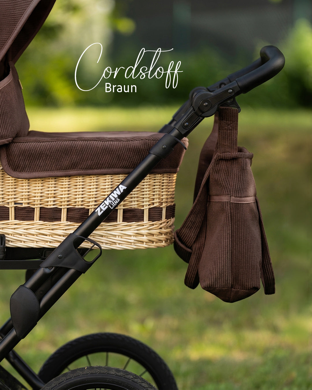 ZEKIWA Korbkinderwagen Handgemacht "Litus" Konfiguration