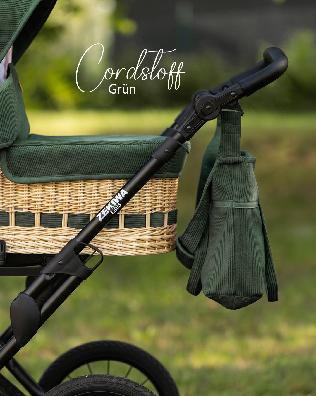 ZEKIWA Korbkinderwagen Handgemacht "Litus" Konfiguration