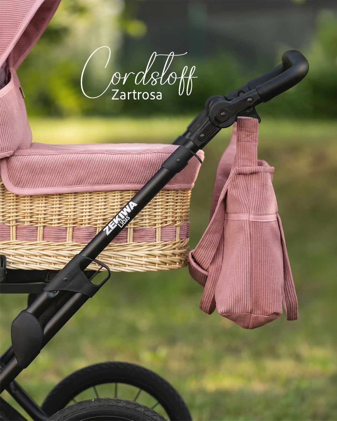 ZEKIWA Korbkinderwagen Handgemacht "Litus" Konfiguration