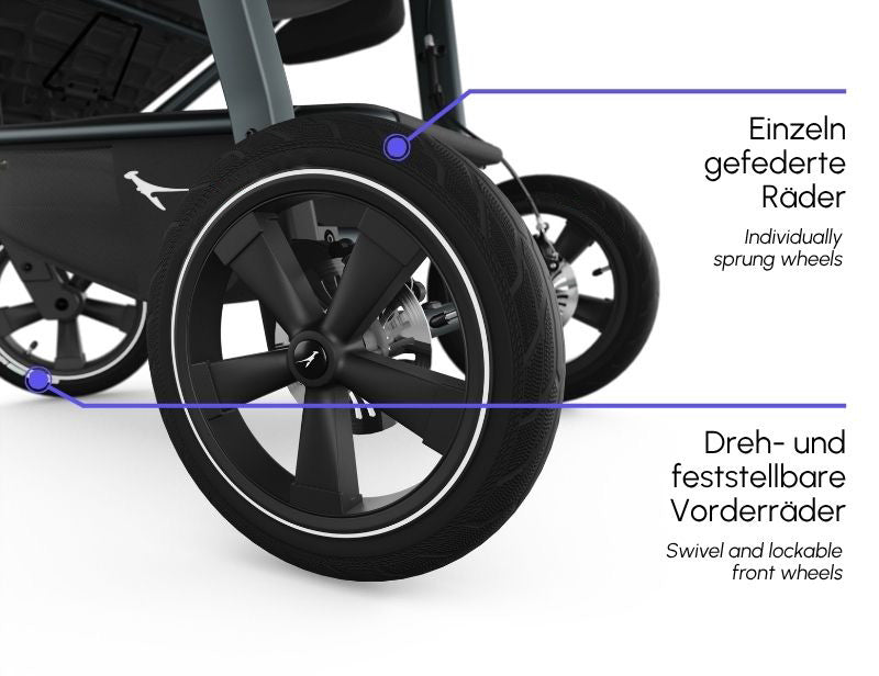 tfk mono3 - 2-in-1 Kombikinderwagen