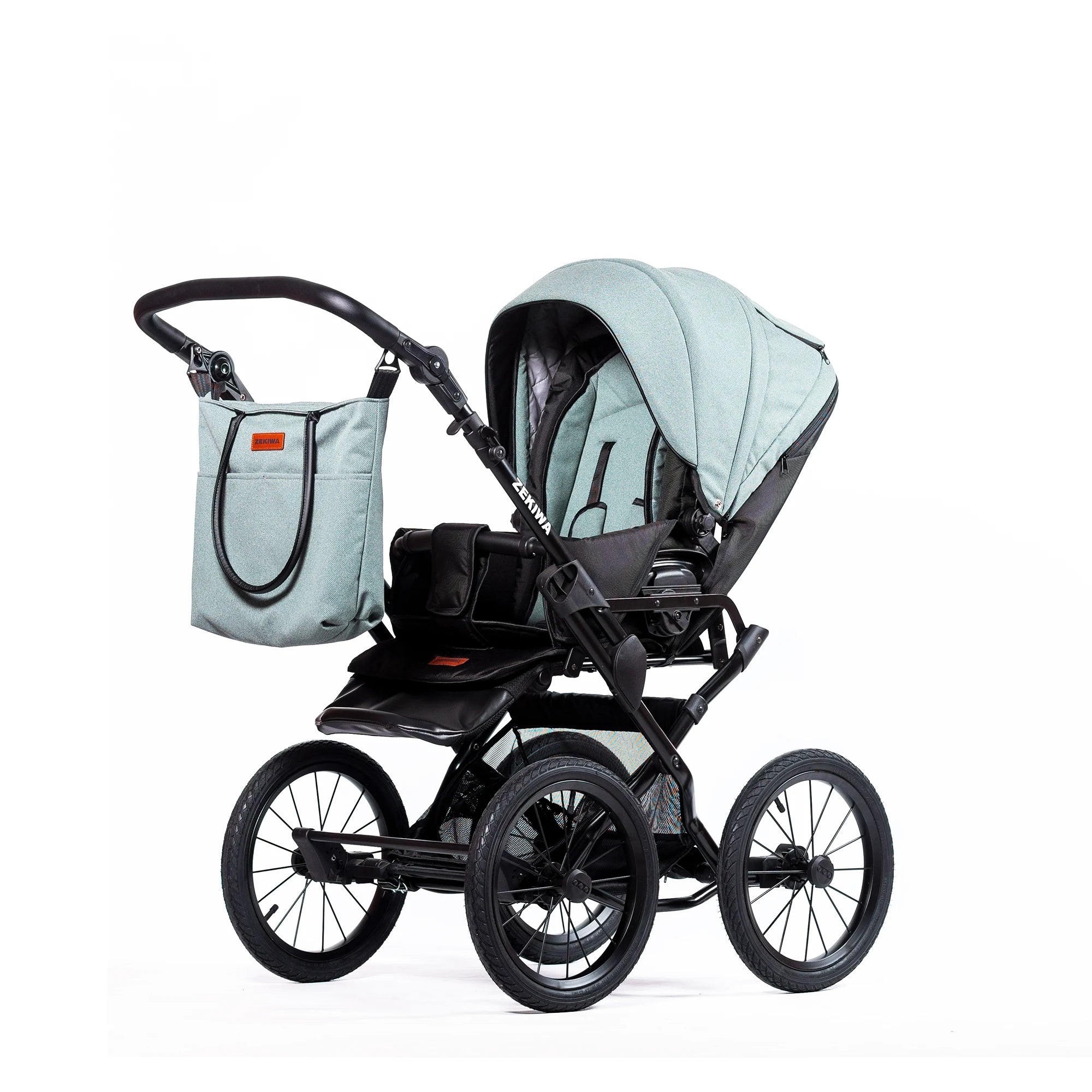 ZEKIWA 2 in 1 Kinderwagen - New Green