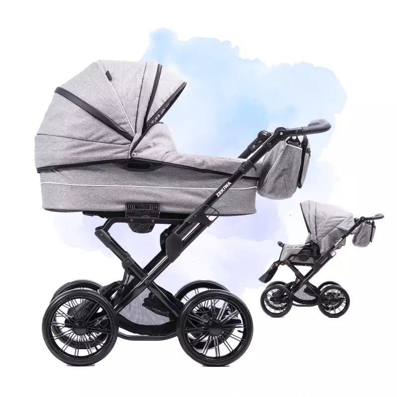 ZEKIWA 2 in 1 Kinderwagen - Grey