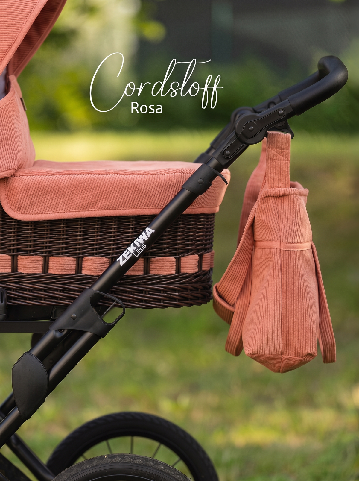 ZEKIWA Korbkinderwagen Handgemacht "Litus" Konfiguration