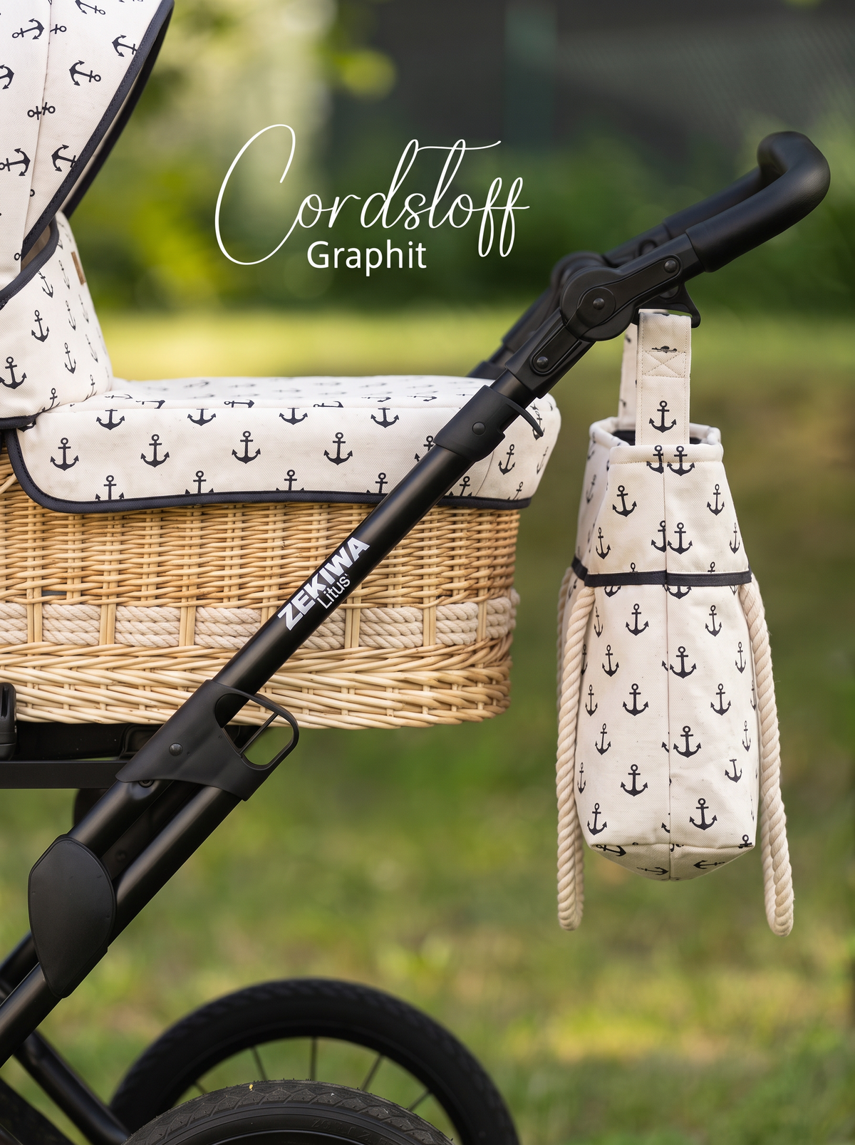 ZEKIWA Korbkinderwagen Handgemacht "Litus" Konfiguration