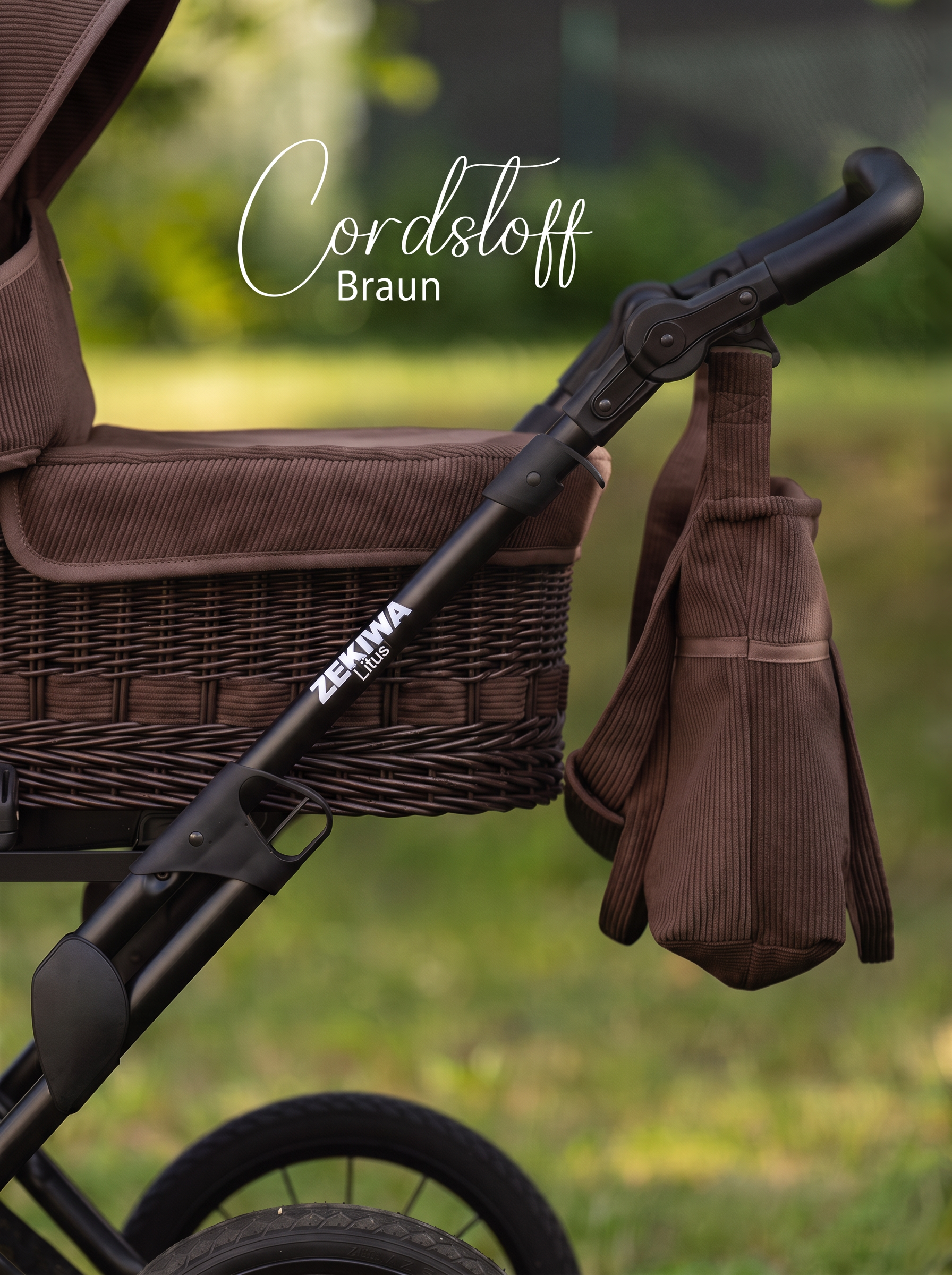 ZEKIWA Korbkinderwagen Handgemacht "Litus" Konfiguration