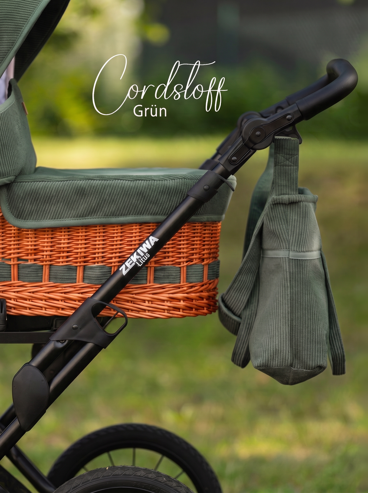 ZEKIWA Korbkinderwagen Handgemacht "Litus" Konfiguration