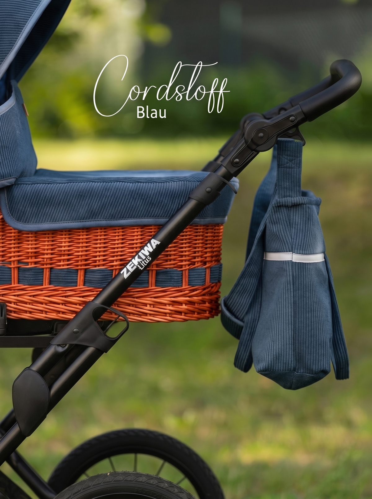 ZEKIWA Korbkinderwagen Handgemacht "Litus" Konfiguration