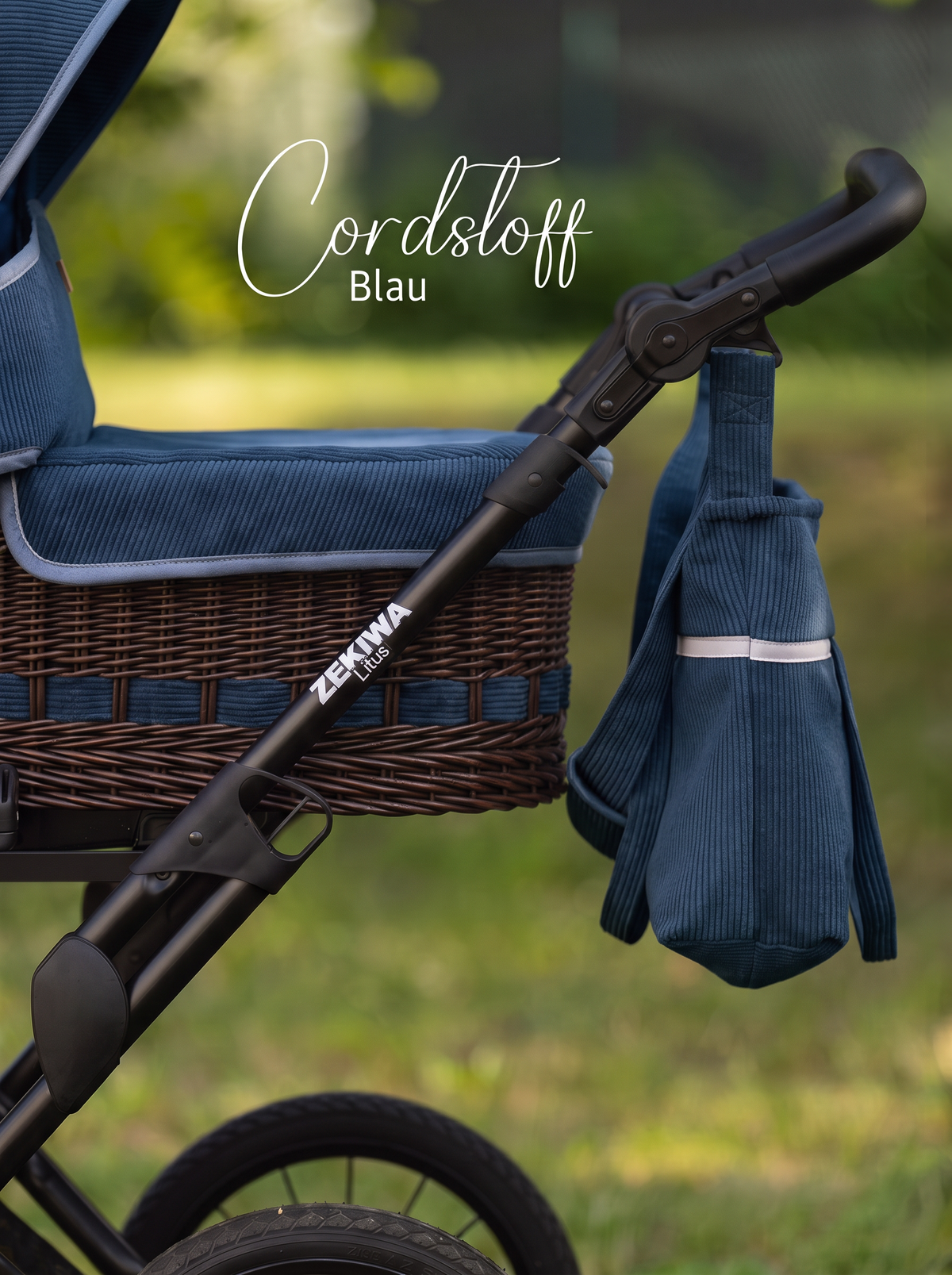 ZEKIWA Korbkinderwagen Handgemacht "Litus" Konfiguration