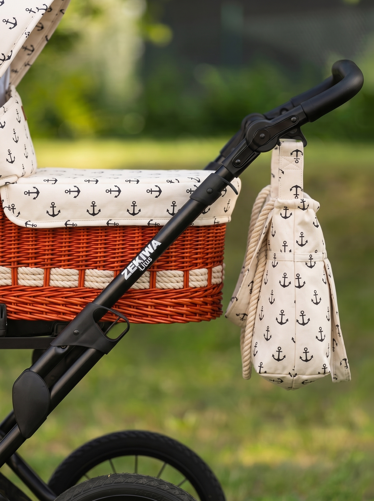 ZEKIWA Korbkinderwagen Handgemacht "Litus" Konfiguration