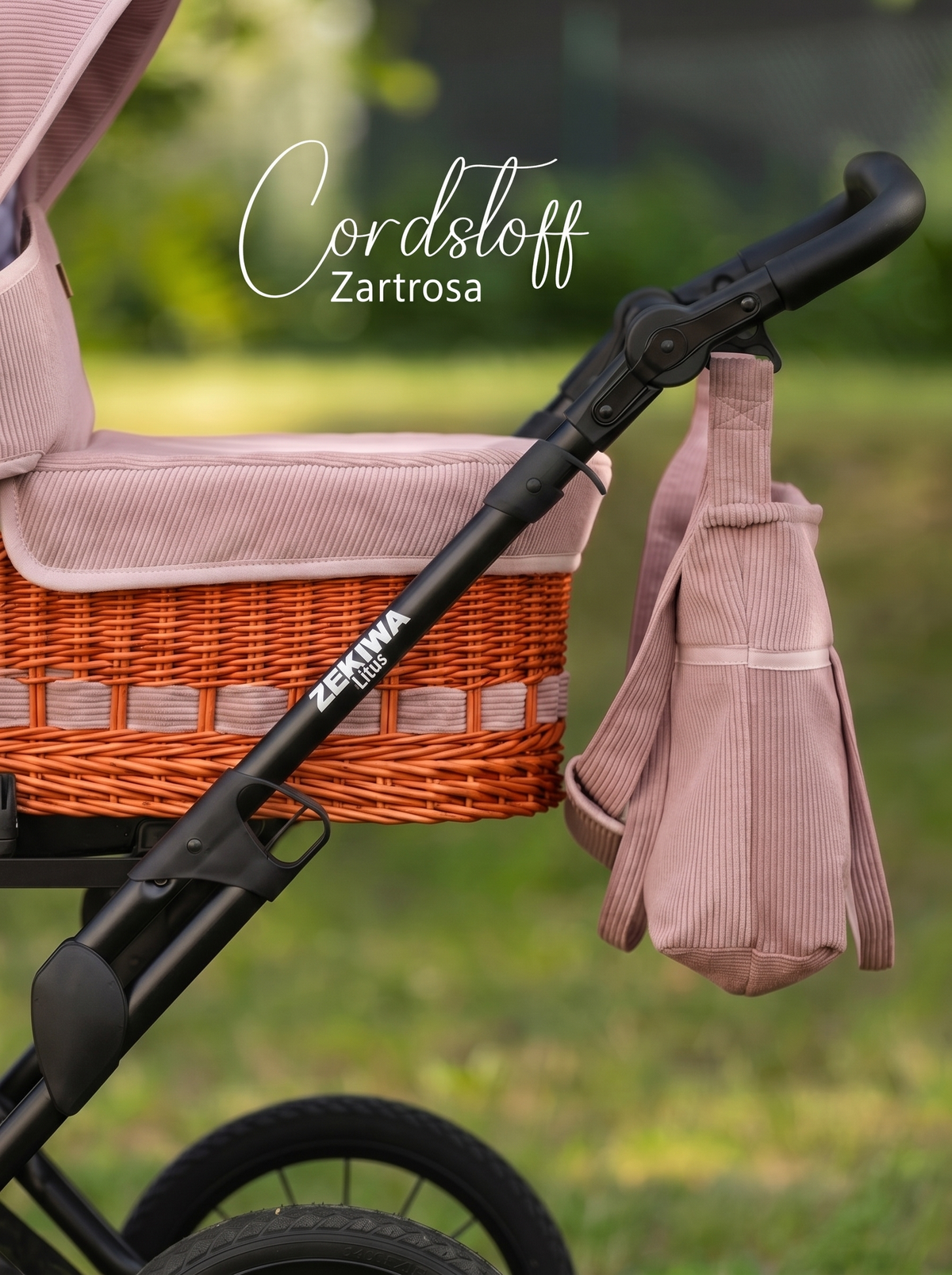 ZEKIWA Korbkinderwagen Handgemacht "Litus" Konfiguration