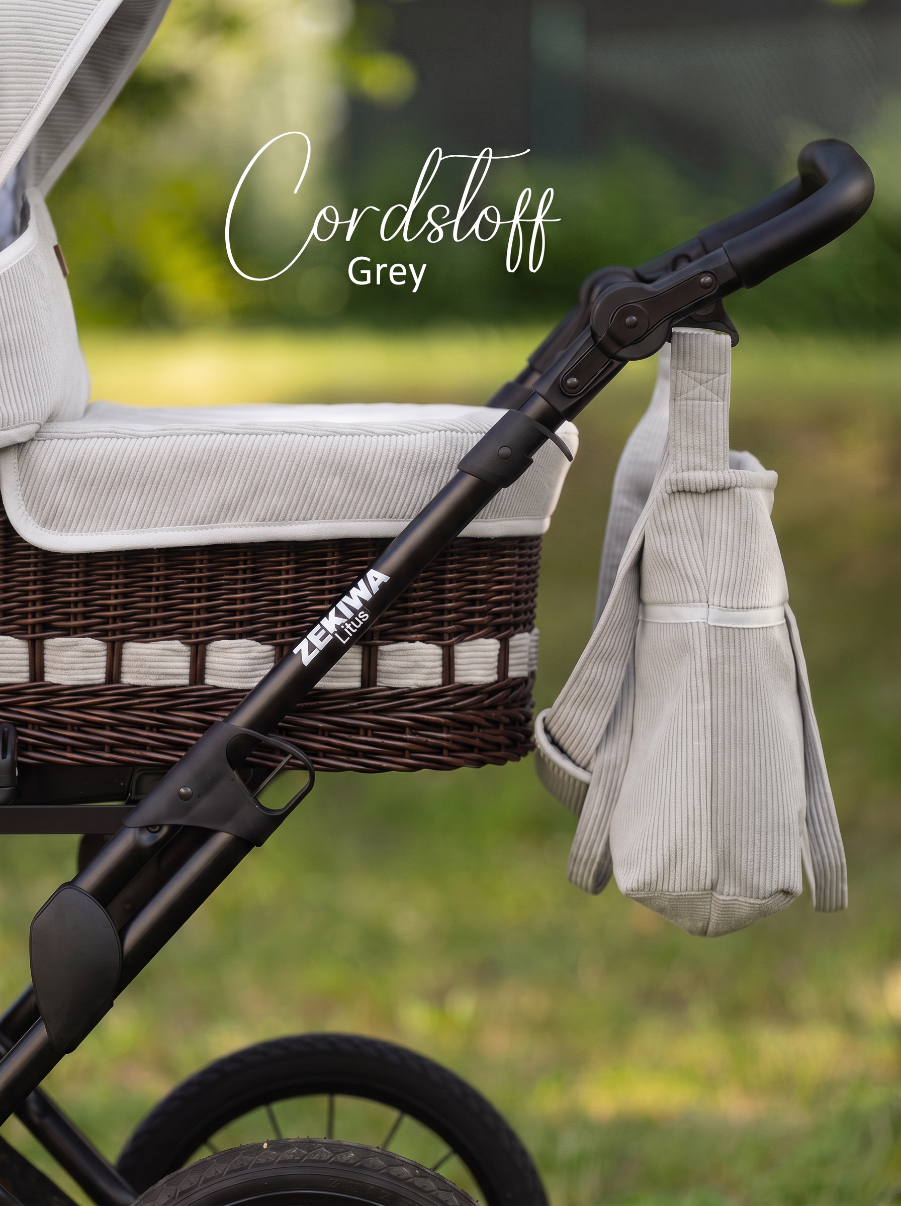 ZEKIWA Korbkinderwagen Handgemacht "Litus" Konfiguration