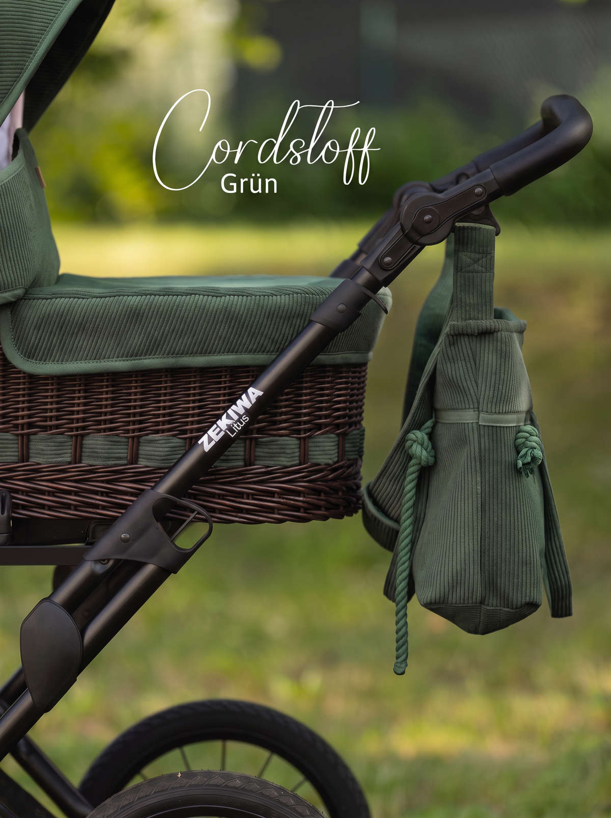 ZEKIWA Korbkinderwagen Handgemacht "Litus" Konfiguration
