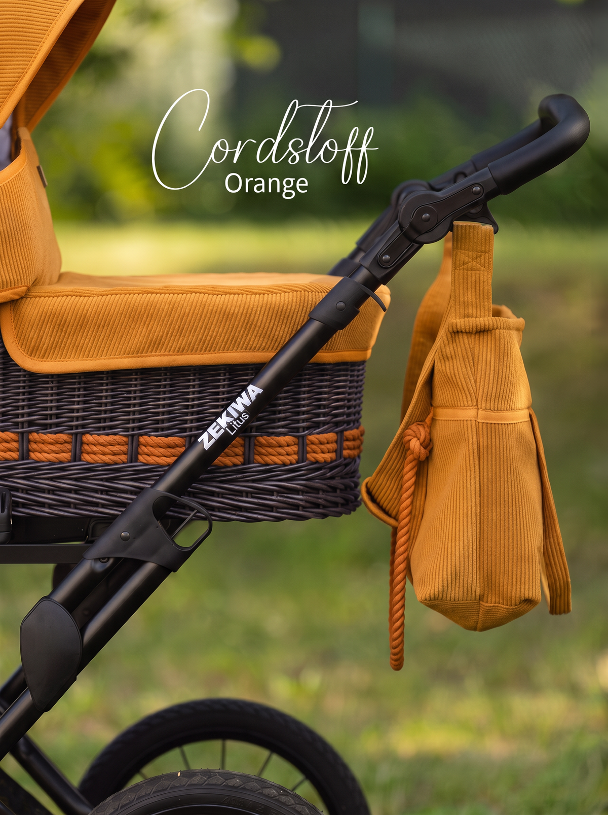 ZEKIWA Korbkinderwagen Handgemacht "Litus" Konfiguration