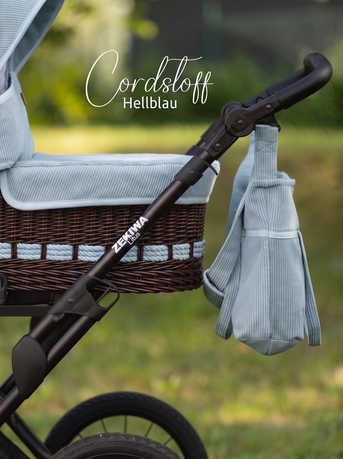 ZEKIWA Korbkinderwagen Handgemacht "Litus" Konfiguration