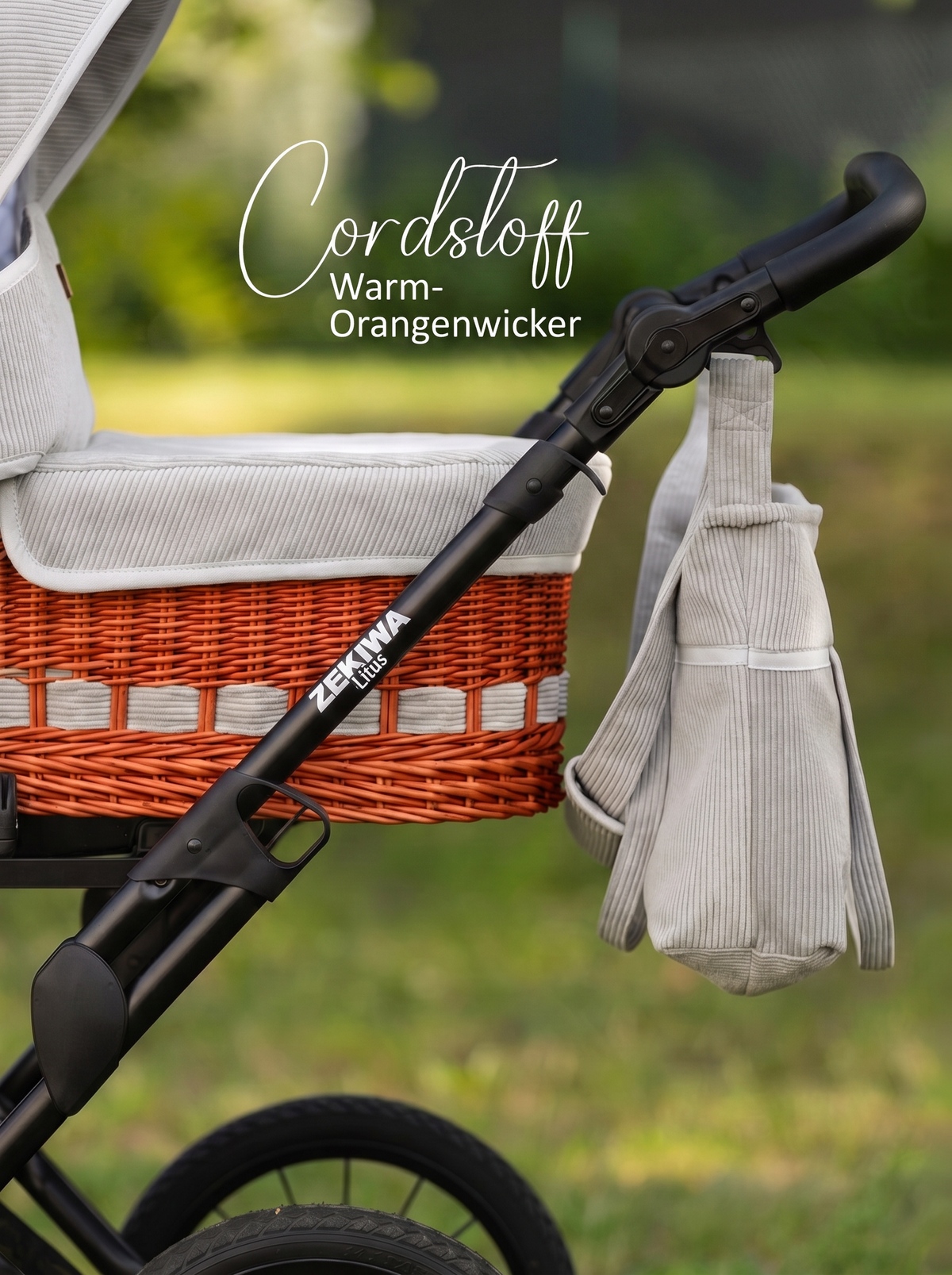 ZEKIWA Korbkinderwagen Handgemacht "Litus" Konfiguration