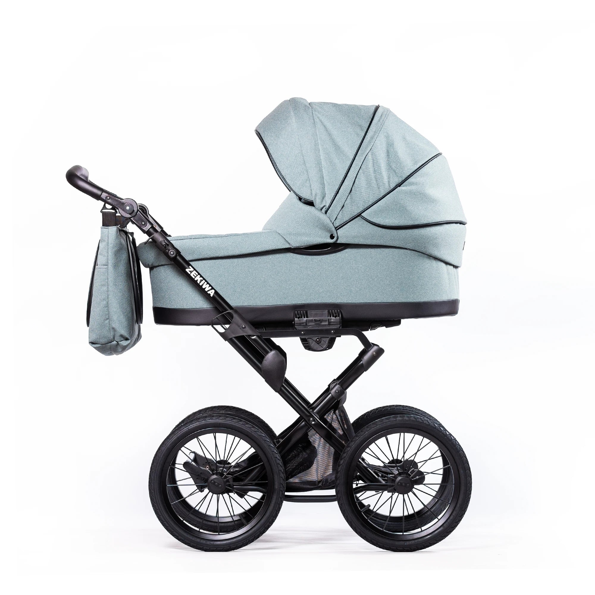 ZEKIWA 4 in 1 Kinderwagen Bundle - New Green