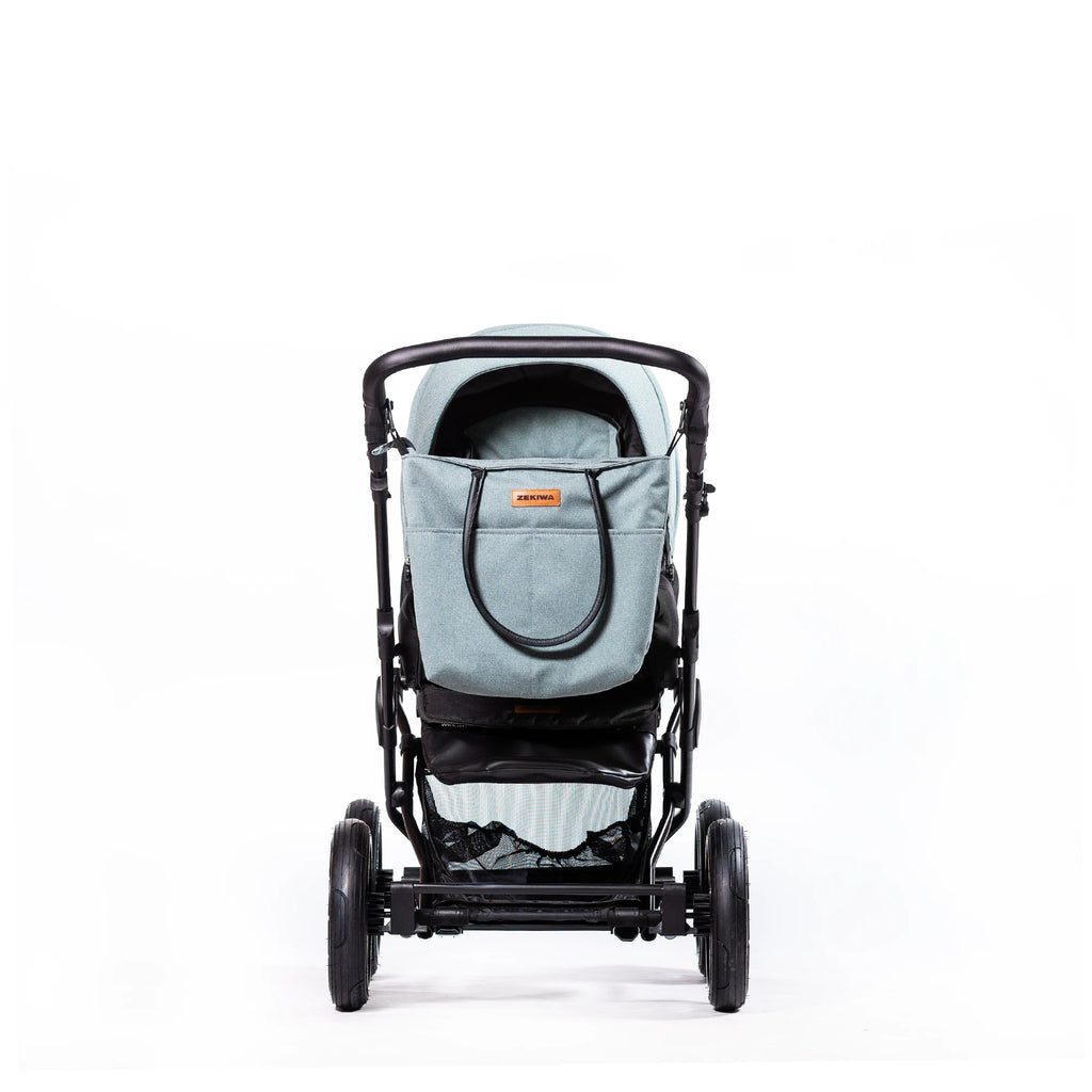 ZEKIWA 4 in 1 Kinderwagen Bundle - New Green