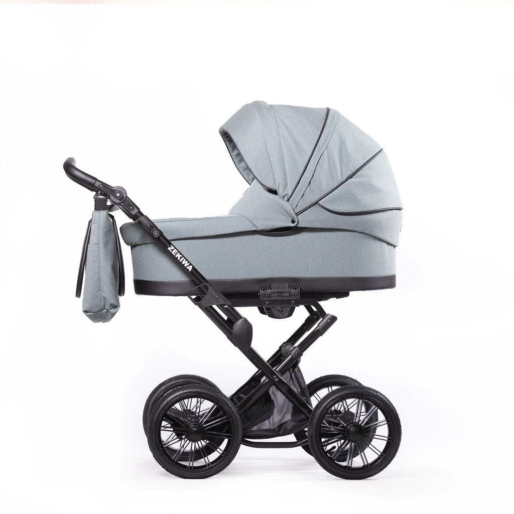 ZEKIWA 4 in 1 Kinderwagen Bundle - New Green