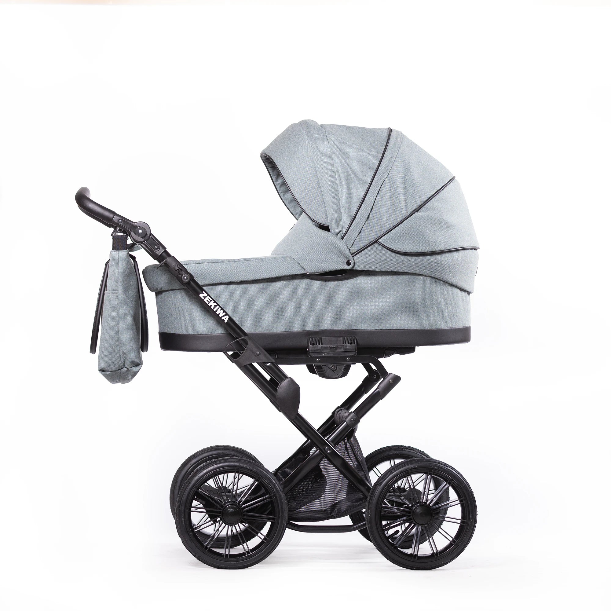 ZEKIWA 4 in 1 Kinderwagen Bundle - New Green