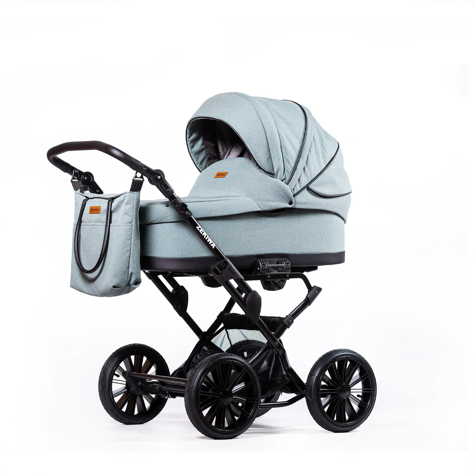 ZEKIWA 4 in 1 Kinderwagen Bundle - New Green