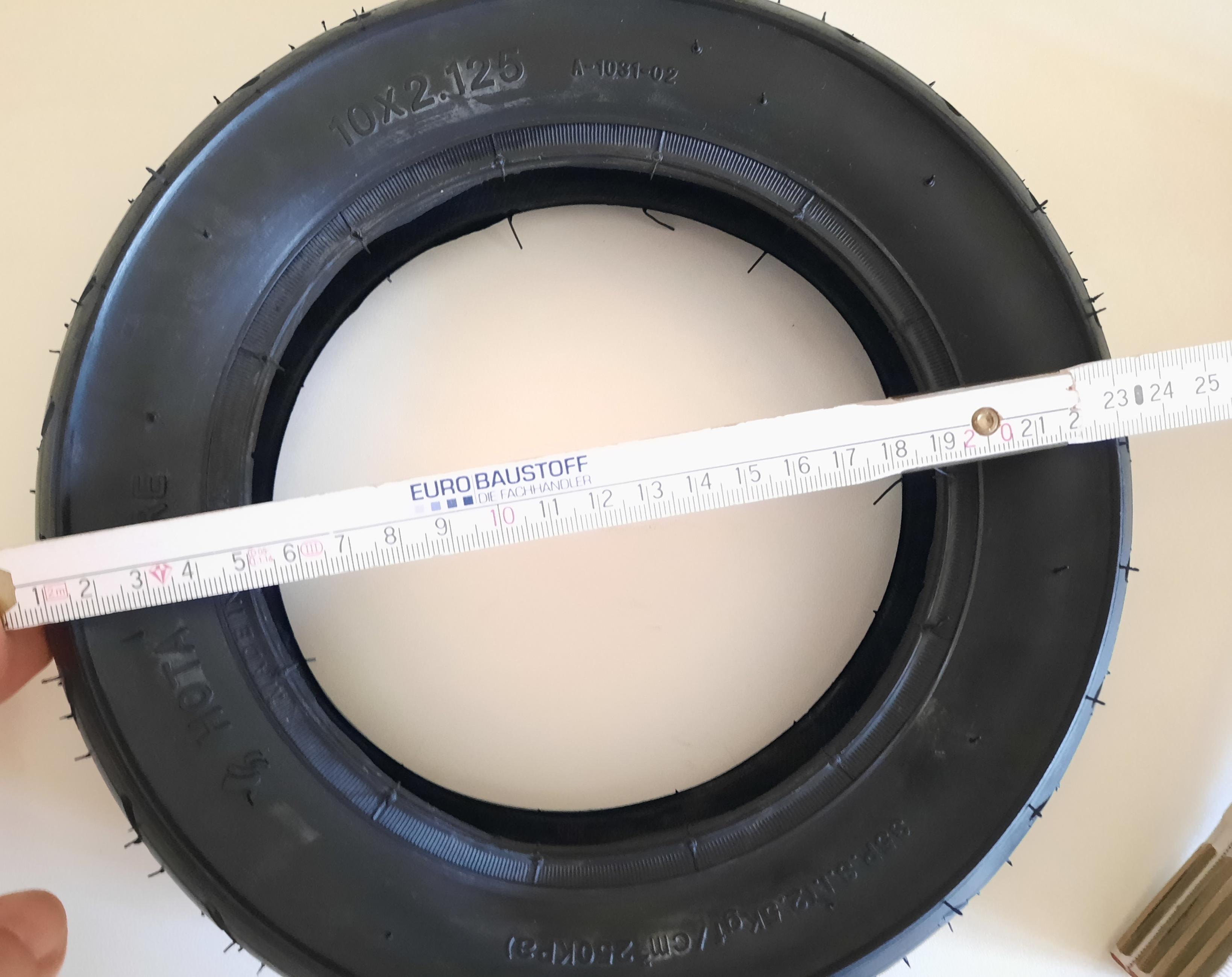 Reifen (Mantel) 10 Zoll für bewegliches Vorderrad Saturn & Saturn Royal