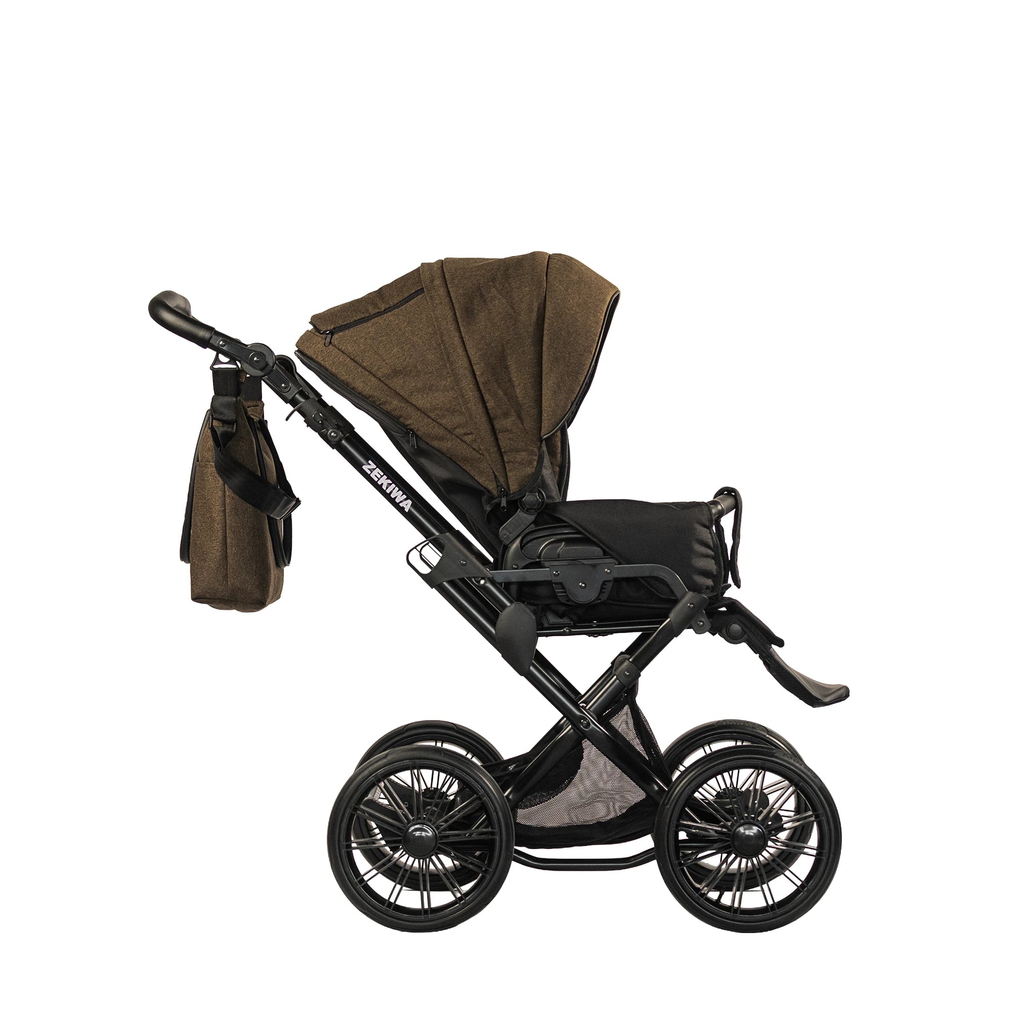 ZEKIWA 2 in 1 Kinderwagen - Schoko