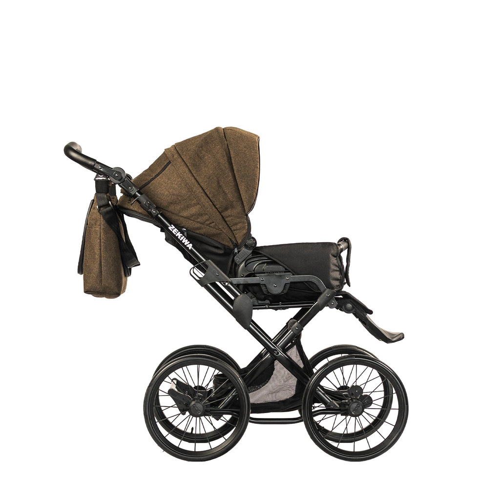 ZEKIWA 2 in 1 Kinderwagen - Schoko