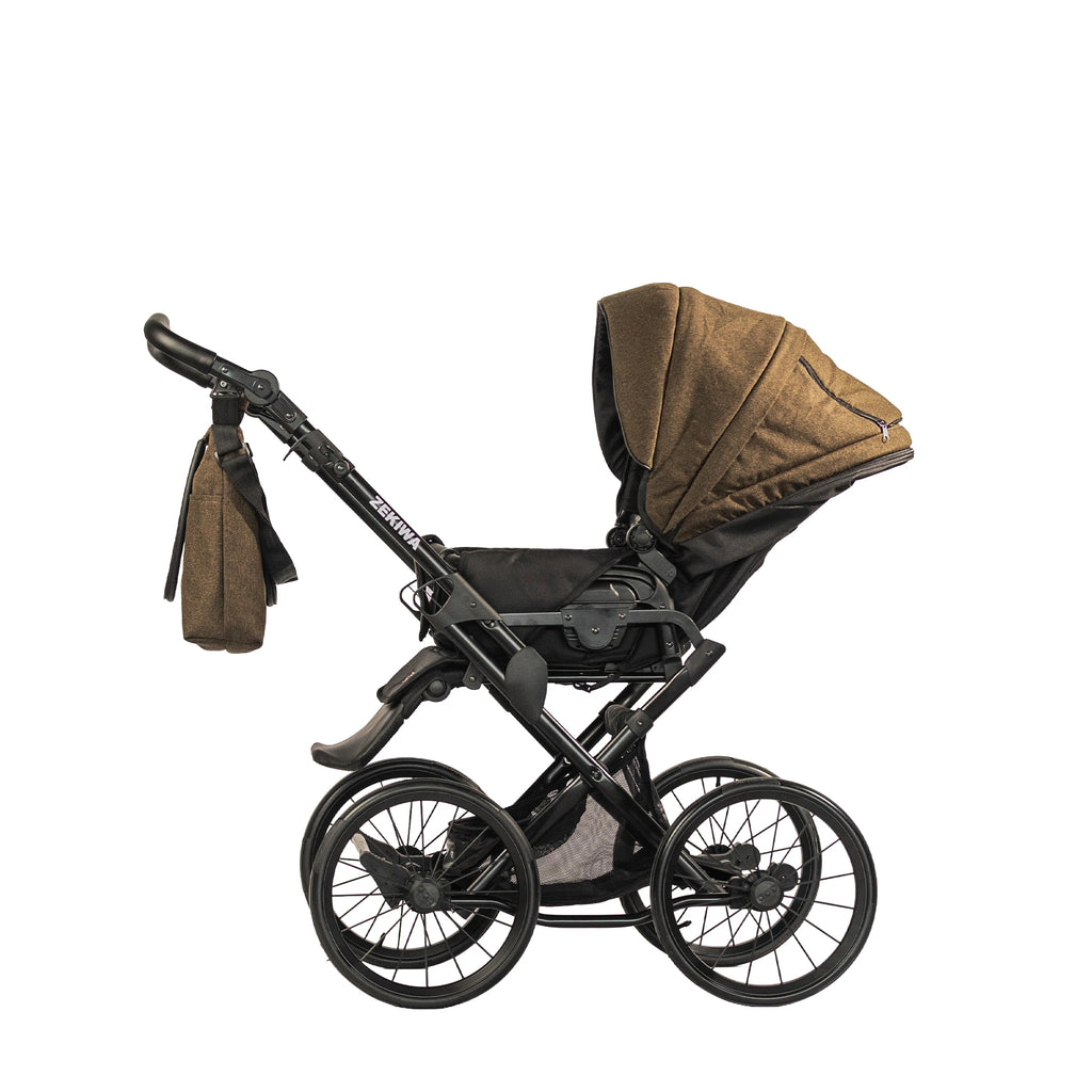 ZEKIWA 2 in 1 Kinderwagen - Schoko