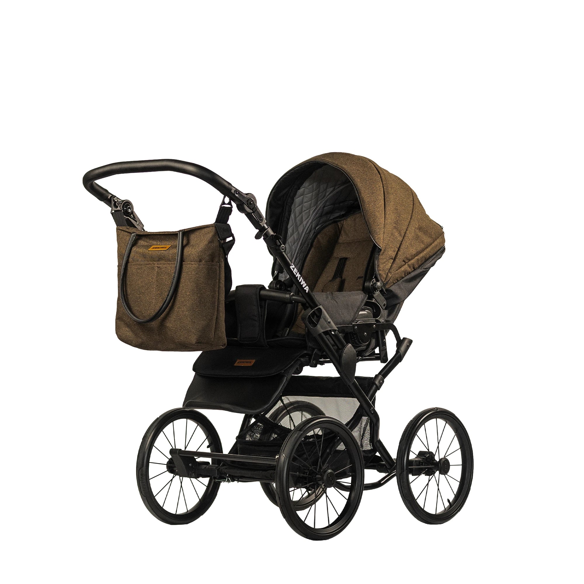ZEKIWA 2 in 1 Kinderwagen - Schoko