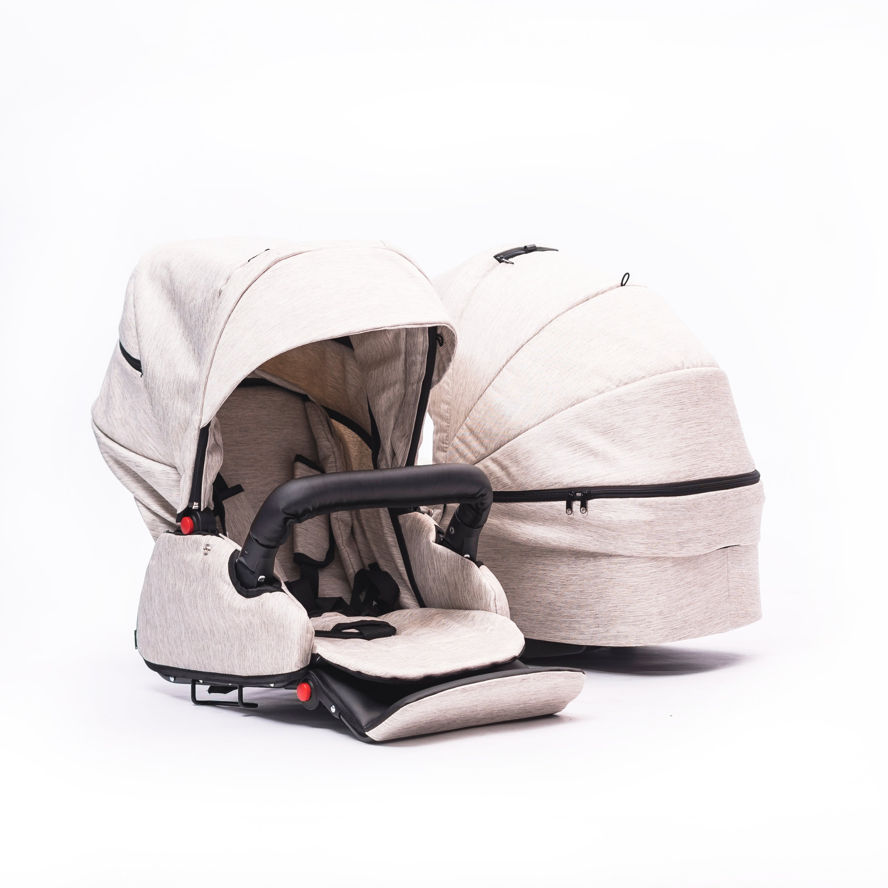 ZEKIWA © Zwillingswagen Komplettset - DreamDuo Beige