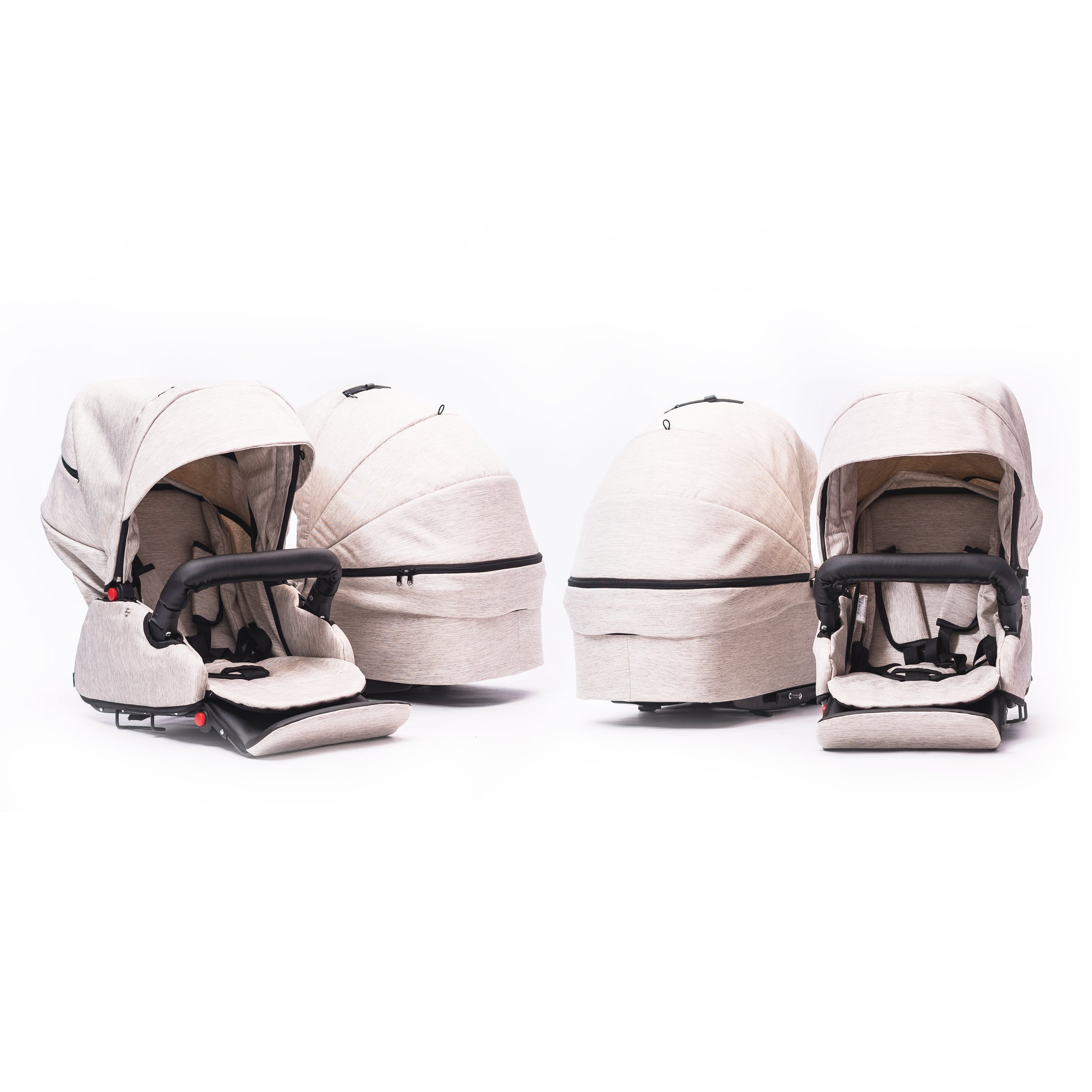ZEKIWA © Zwillingswagen Komplettset - DreamDuo Beige