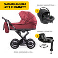 ZEKIWA 4 in 1 Kinderwagen Bundle - Waldbeere