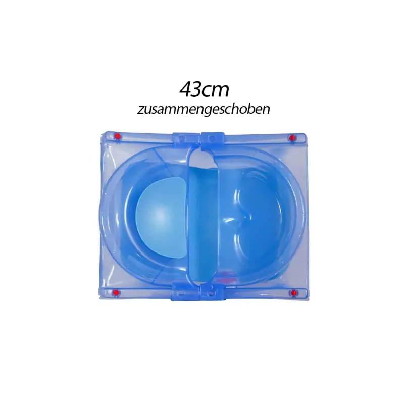 ZEKIWA Baby Badewanne ausziehbar bis 74cm - blue