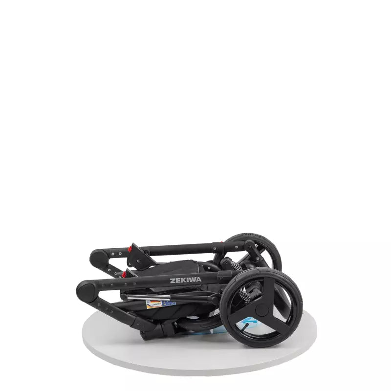 ZEKIWA 2 in 1 Kinderwagen - Brilliant Schwarz Graphit