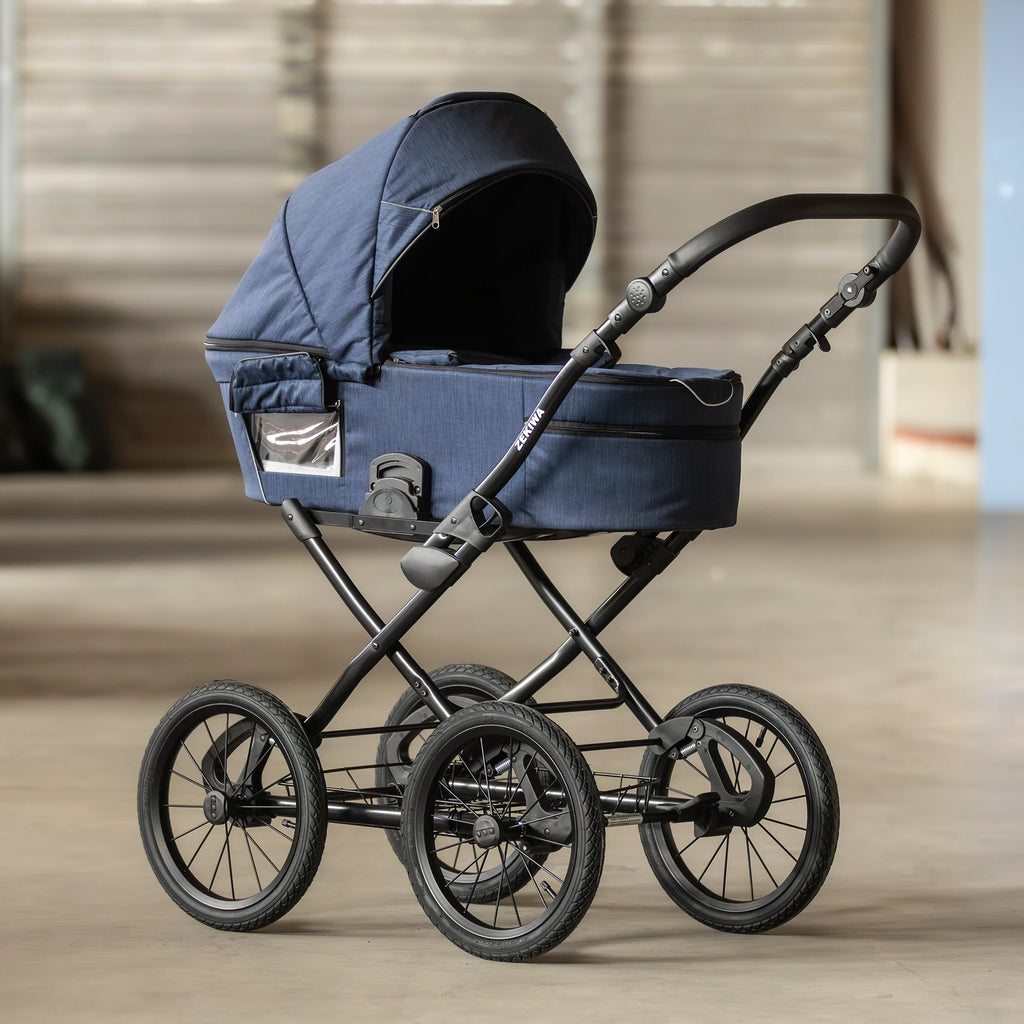 ZEKIWA 2 in 1 Kinderwagen - Galant Jeansblau - B - Ware