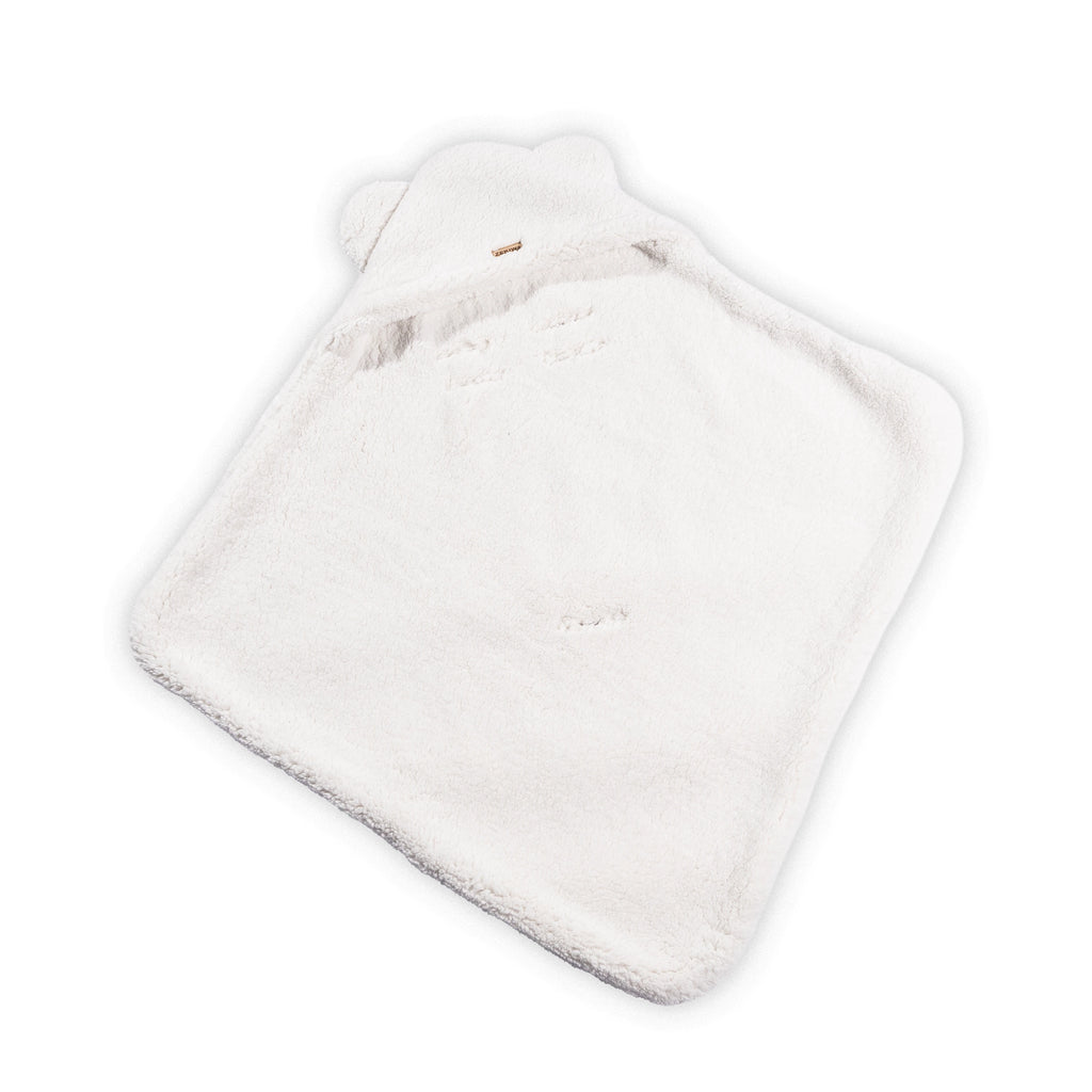 Einschlagdecke Teddy Beige - für Kinderwagen und Babyschale geeignet