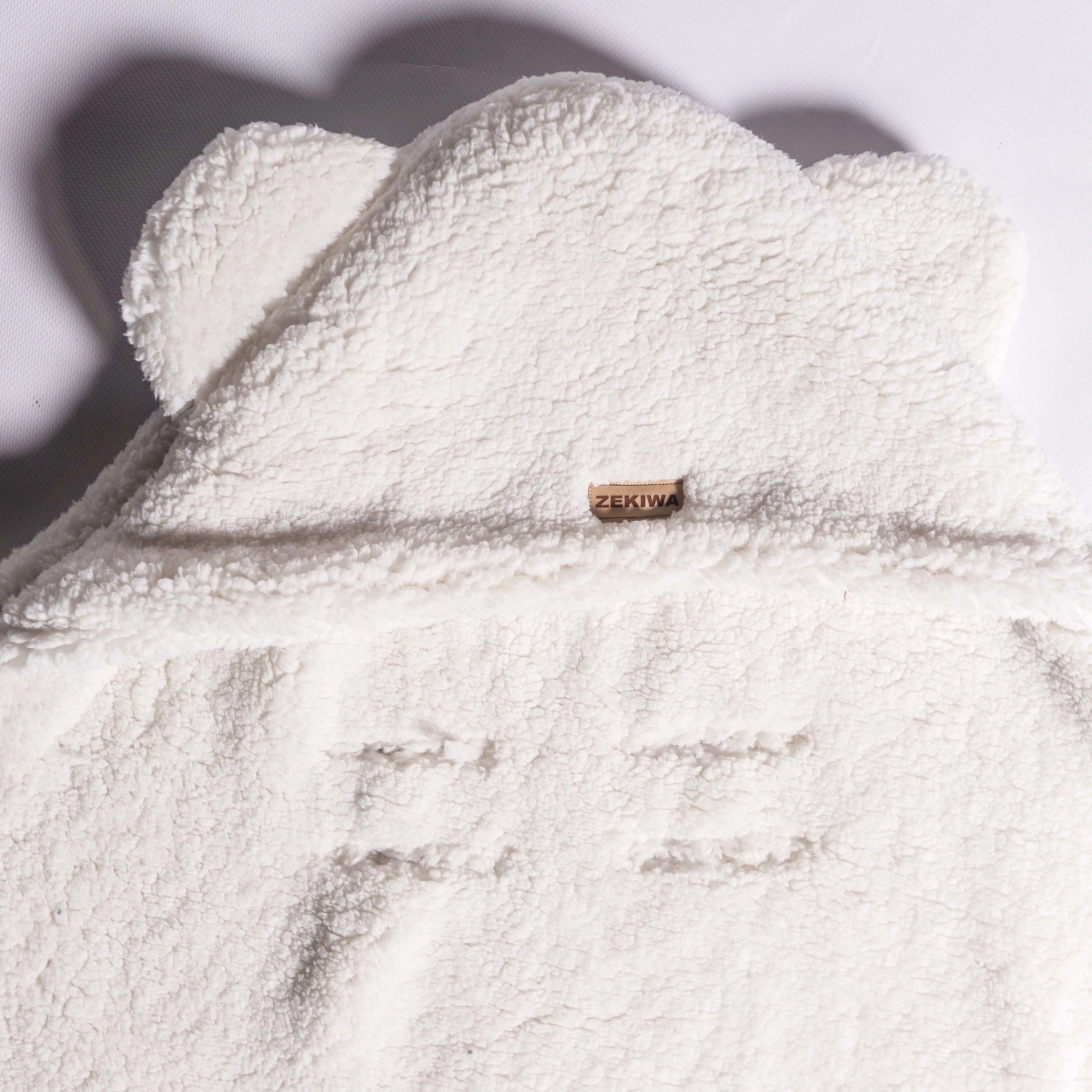 Einschlagdecke Teddy Beige - für Kinderwagen und Babyschale geeignet