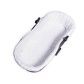 Nestchen & Matratze für ZEKIWA Kinderwagen – Weiß, abgesteppt (Liegefläche von 81 cm)